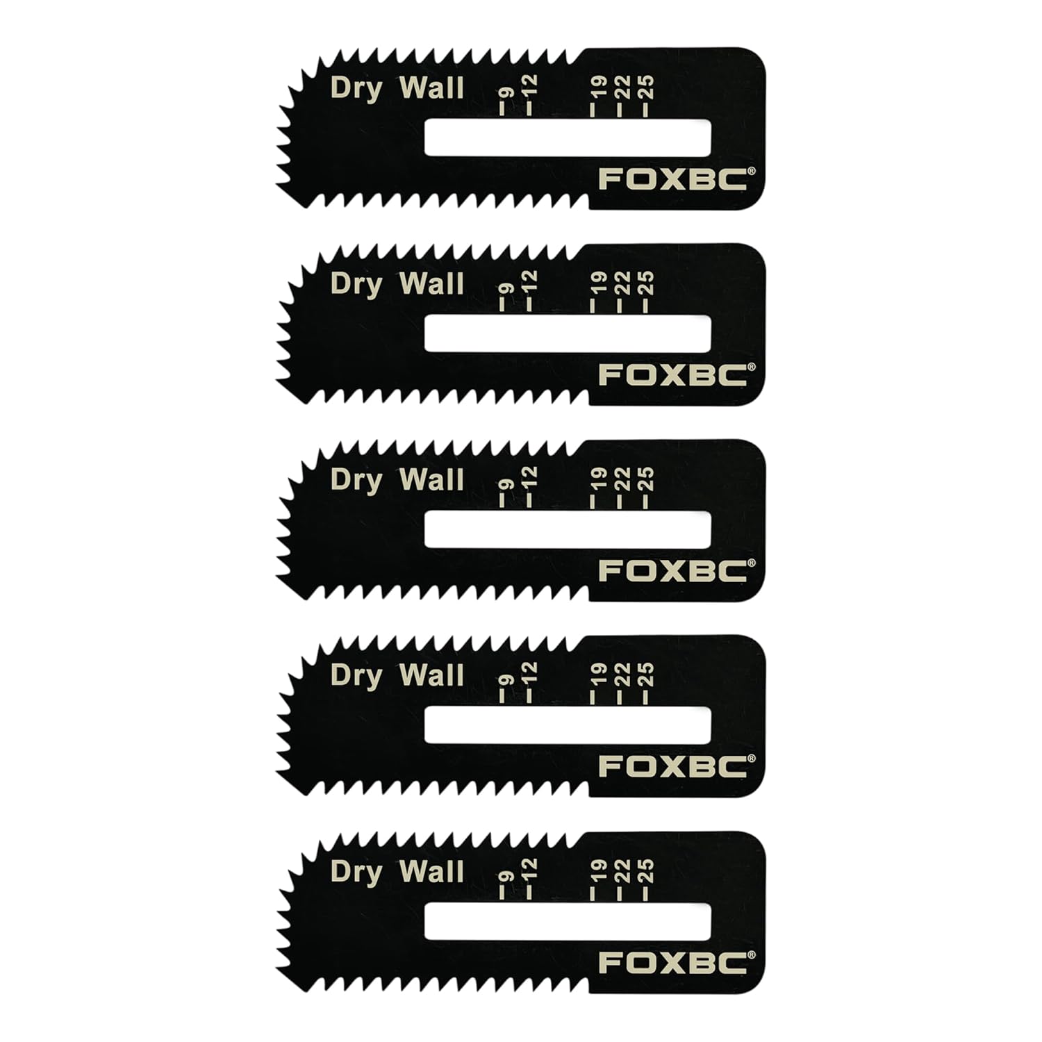 FOXBC Drywall Cut-Out Saw Blades for Makita Cut-Out Saw - 5 Pack