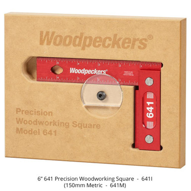 Woodpeckers 641M 641 Square, 150mm with Rack-It