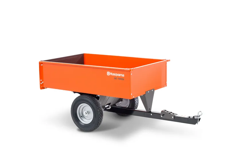 HUSQVARNA 16 cu. ft. Steel Swivel Dump Cart 588208805
