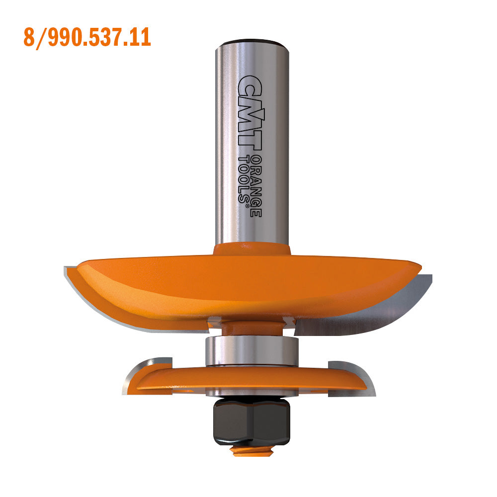 CMT 890.524.11 RAISED PANEL BIT WITH BACK CUTTER D=3-1/2” S=1/2” (PROFILE A)