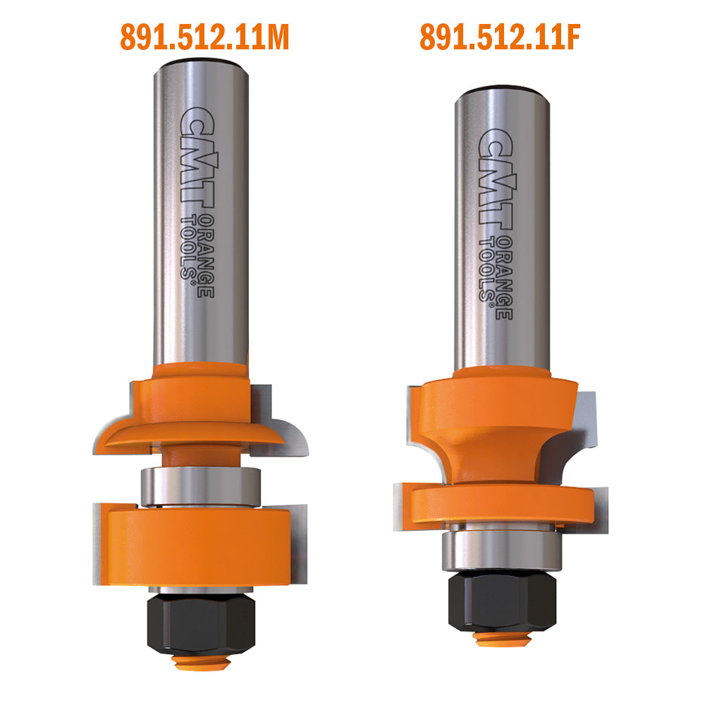 CMT 891.512.11 RAIL & STILE SET D=1-1/8” R=3/16” S=1/2”