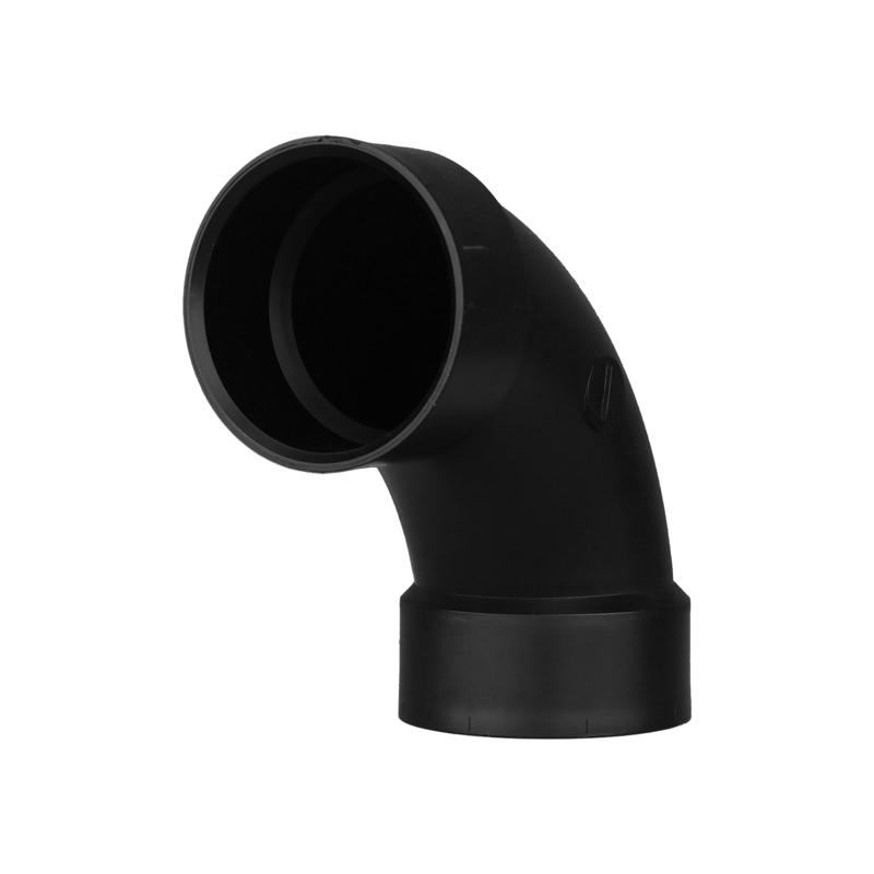 Charlotte Pipe ABS003041000 3 in. Hub X 3 in. D Hub ABS 90 Degree Elbow