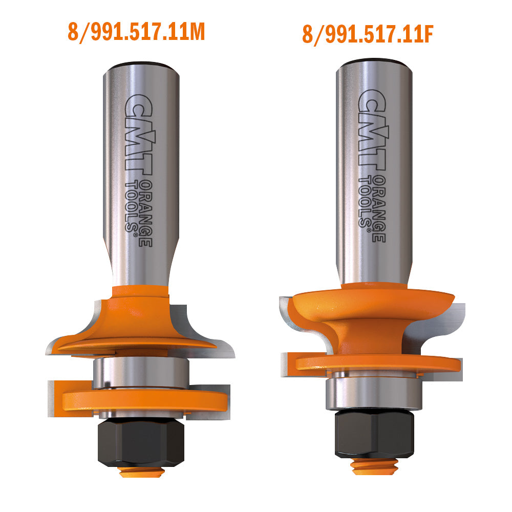 CMT 891.517.11 JUNIOR OGEE RAIL & STILE SET D=1-1/4” S=1/2”