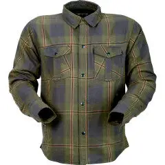 Z1R 3040-3302 Ashwood Flannel Shirt Flannel Shirt – Olive –