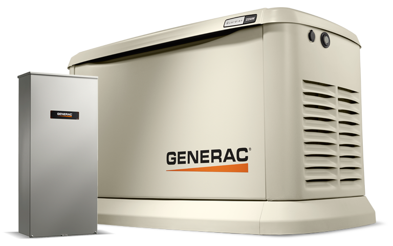 GENERAC 22KW STANDBY GENERATOR w/Whole House Switch & Wi-Fi Enabled