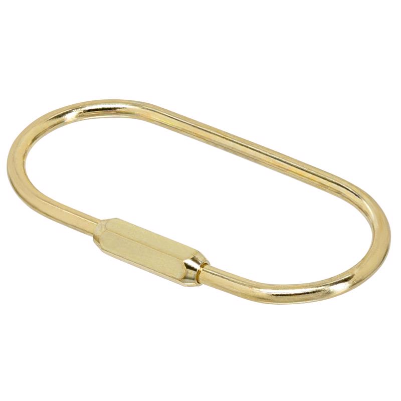 Hillman 9985051 Sanitas Brass Gold Key Ring