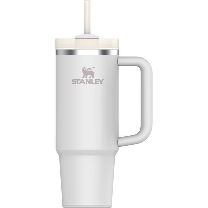 Stanley 100000110233 The Quencher H2.0 FlowState 30 oz White BPA Free Double-wall Vacuum Insulated Tumbler