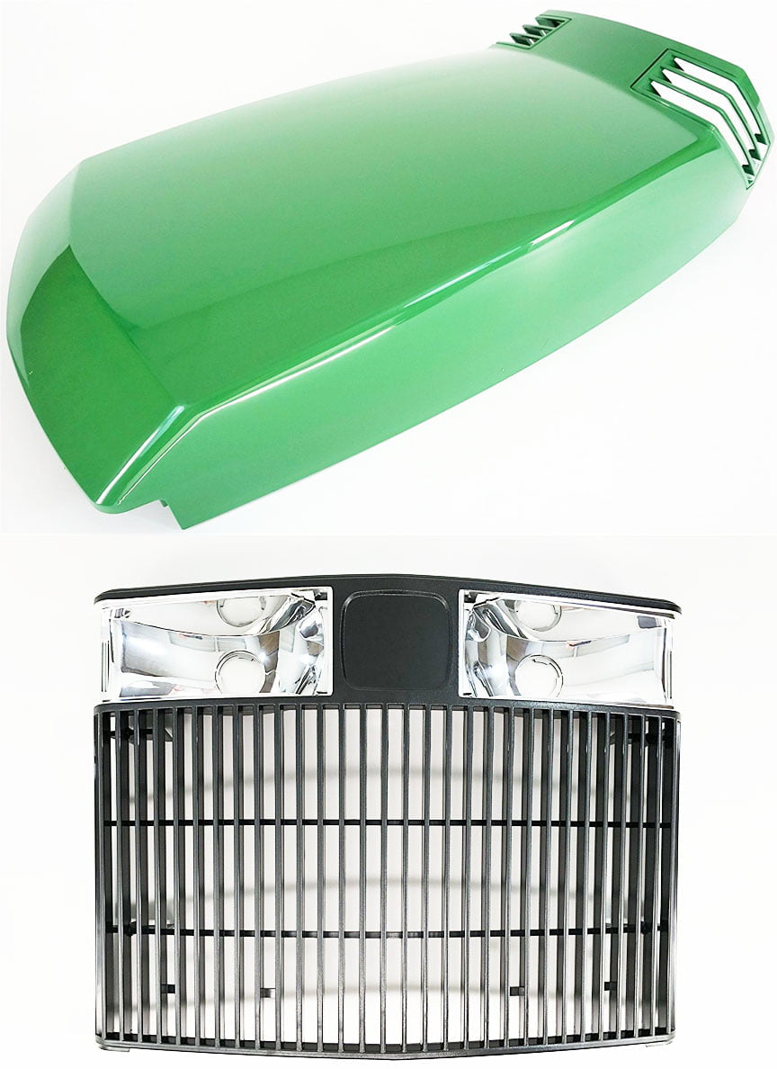 Hood and Grille Replaces John Deere AM132526 M110378 Fits LX172 LX176 GT242
