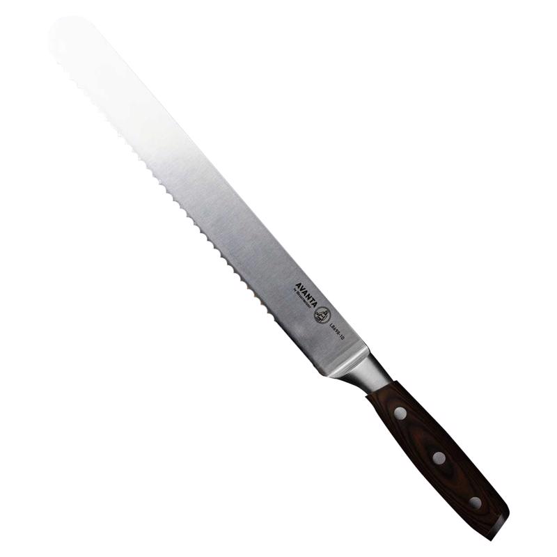 Messermeister L8698-10 Avanta 10 in. L Stainless Steel Scalloped Slicer 1 pc
