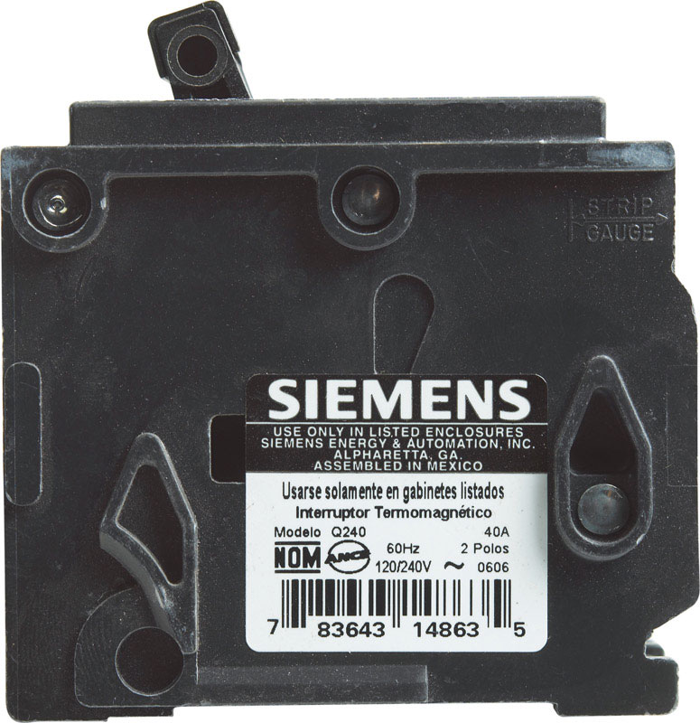 Siemens Q240 40 amps Standard 2-Pole Circuit Breaker