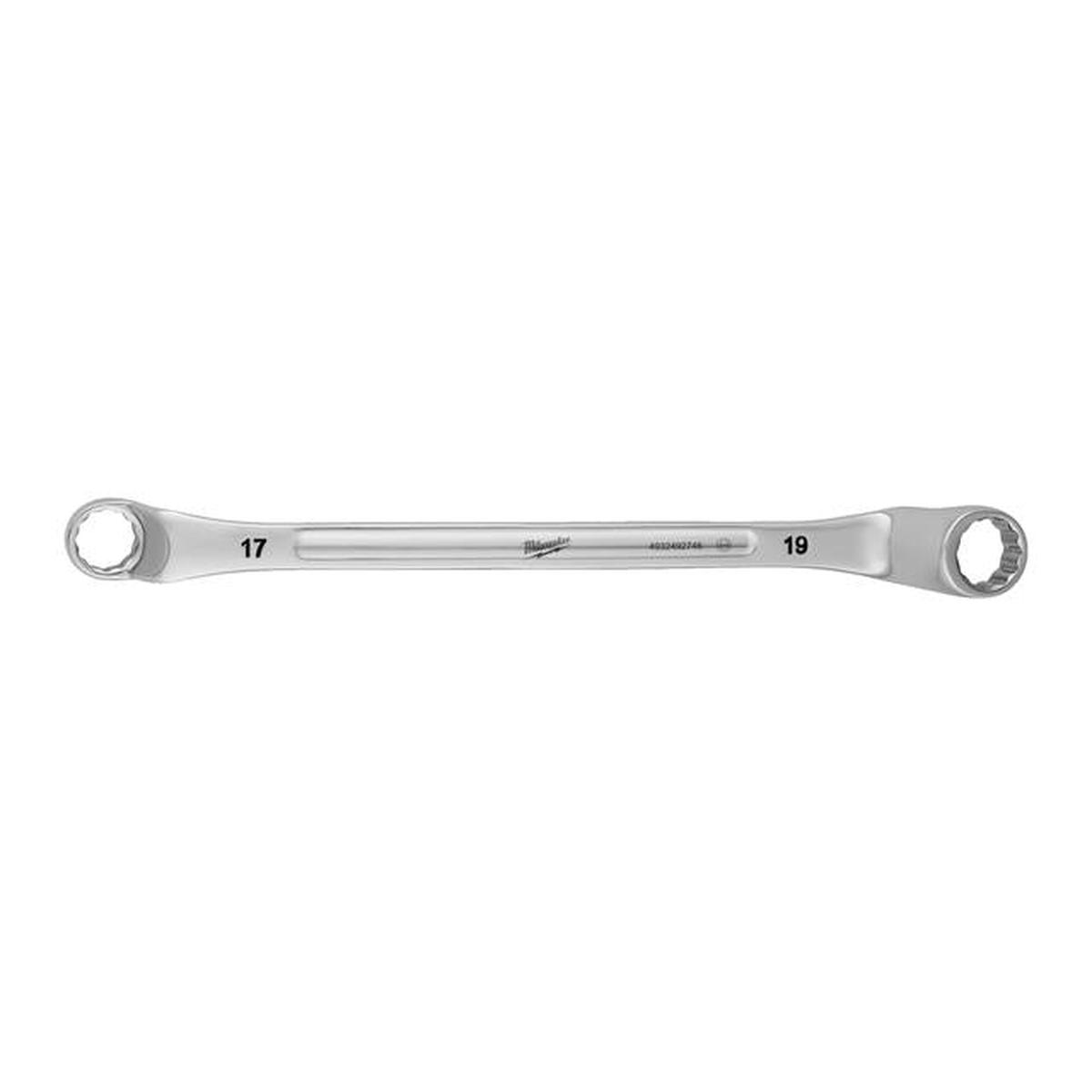 Milwaukee double ring wrench. cranked 17×19 mm 4932492746