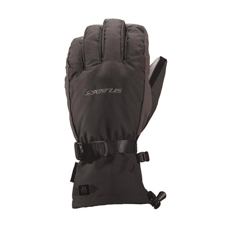 Seirus 8114.0.1424 Heatwave Accel L Rip Stop Shell Insulated Black Cold Weather Gloves