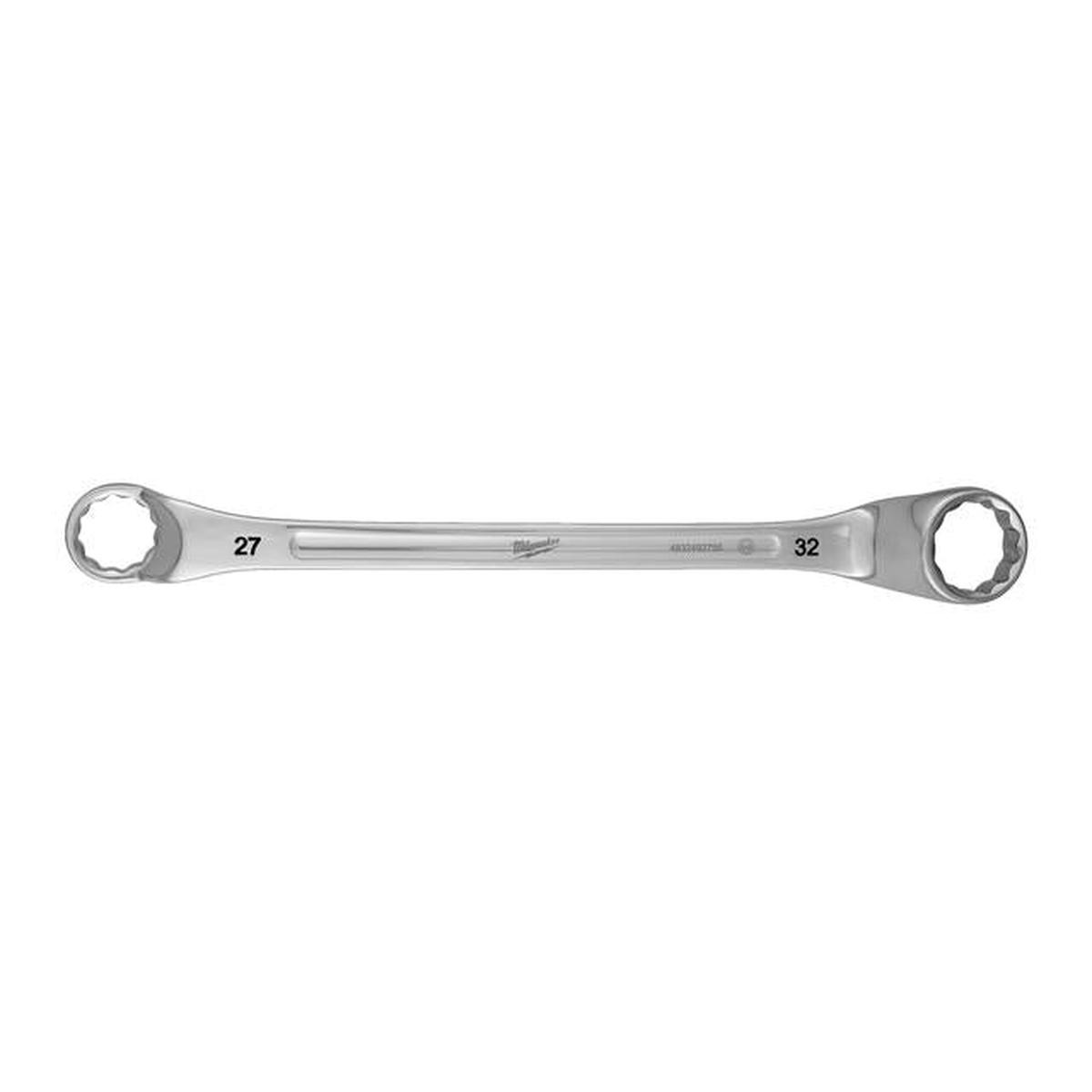 Milwaukee double ring wrench. cranked 27×32 mm 4932492755