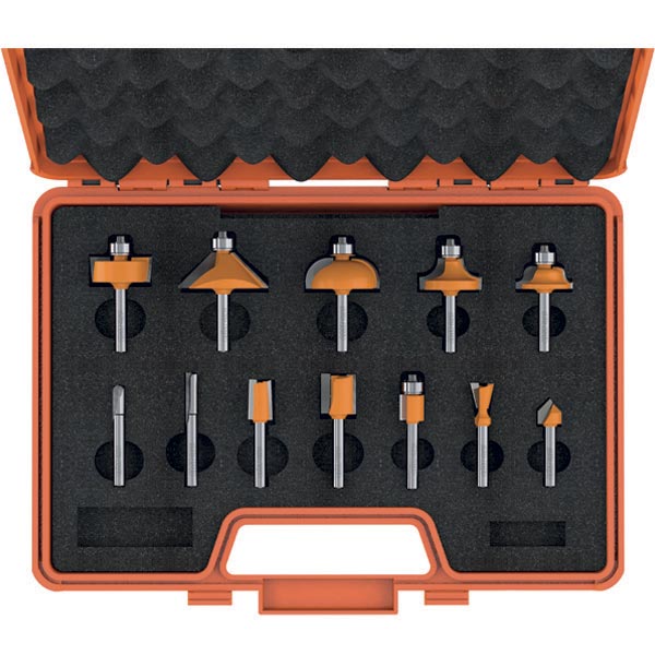 CMT 800.503.11 12-PIECE ROUTER BIT SET S=1/4”