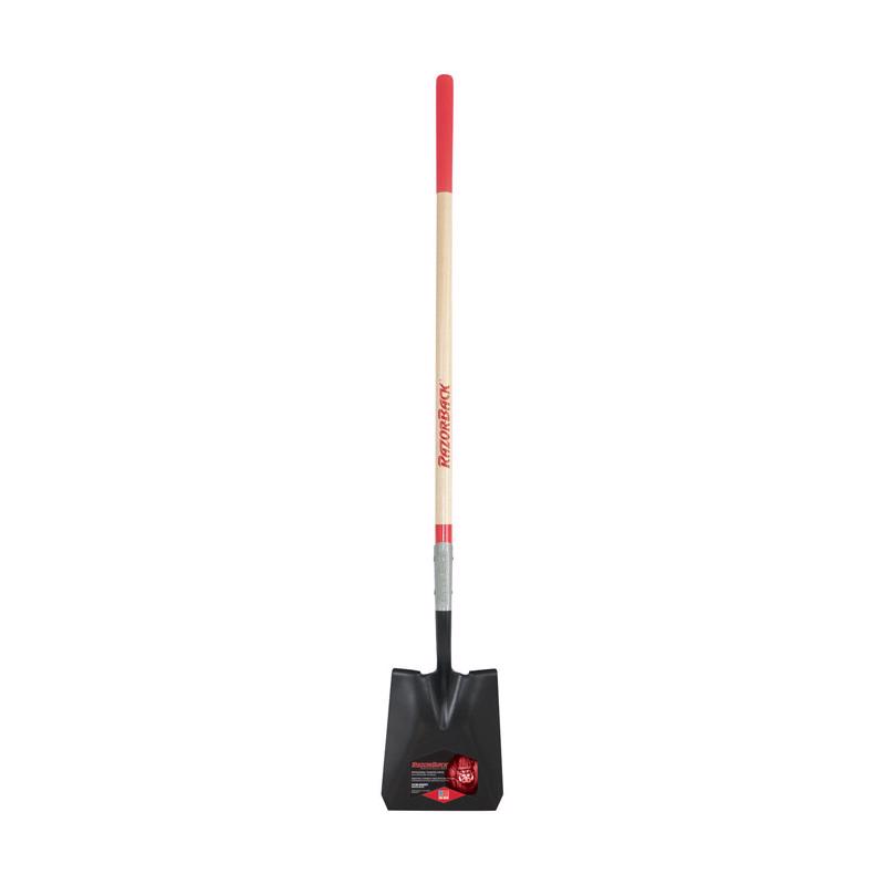 Razor-Back 2593700 59.5 in. Steel Square Digging Shovel Wood Handle