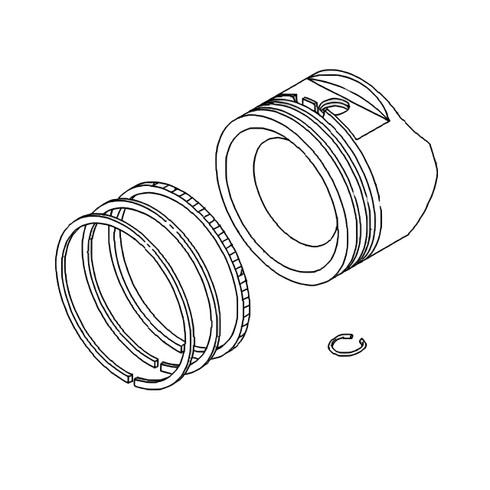 792072 Piston Assembly020 Briggs and Stratton Genuine OEM Part