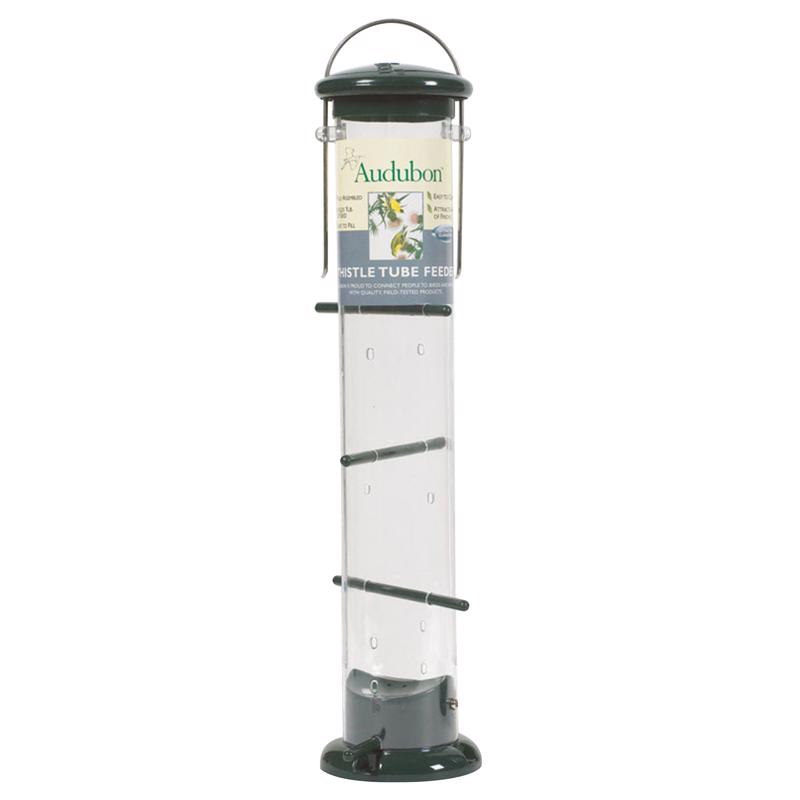Audubon 23918 Finch 2 lb Plastic Thistle Tube Bird Feeder 8 ports