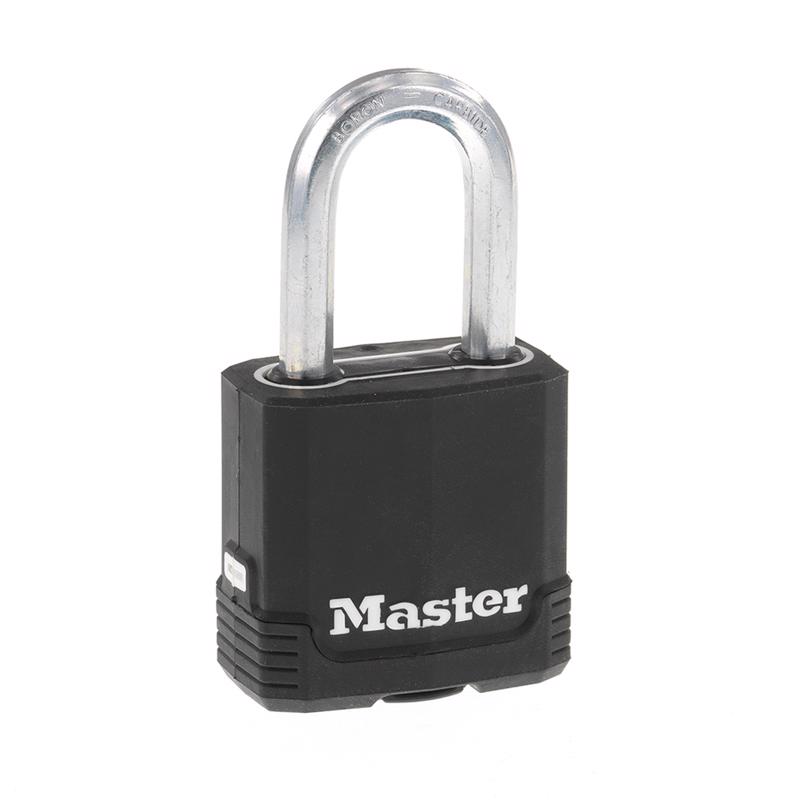 Master Lock M115XKADLFCCSEN 3-9/16 in. H X 1-9/64 in. W X 1-3/4 in. L Steel Ball Bearing Locking Weather-Resistant P