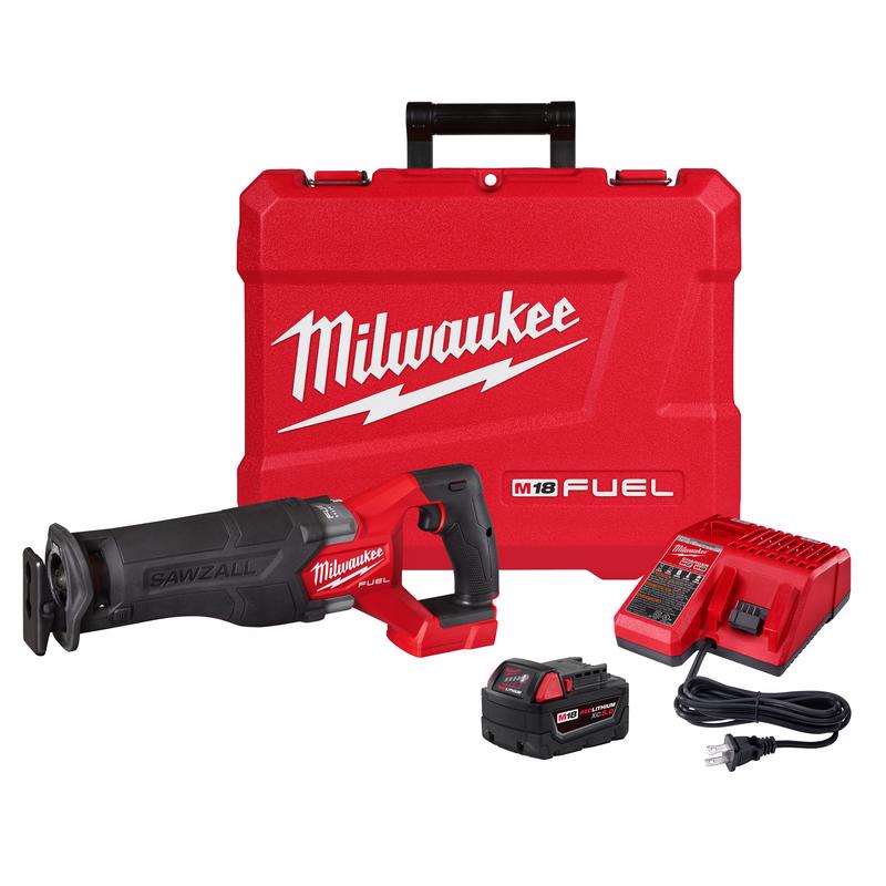 Milwaukee 2821-21 M18 FUEL Cordless Brushless Reciprocating Saw Kit (Battery & Charger)