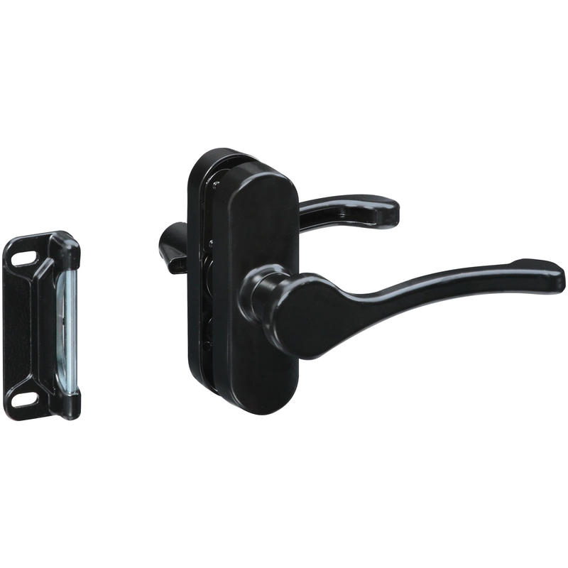National Hardware N262-204 Matte Black Zinc Lever Latches 1 pk