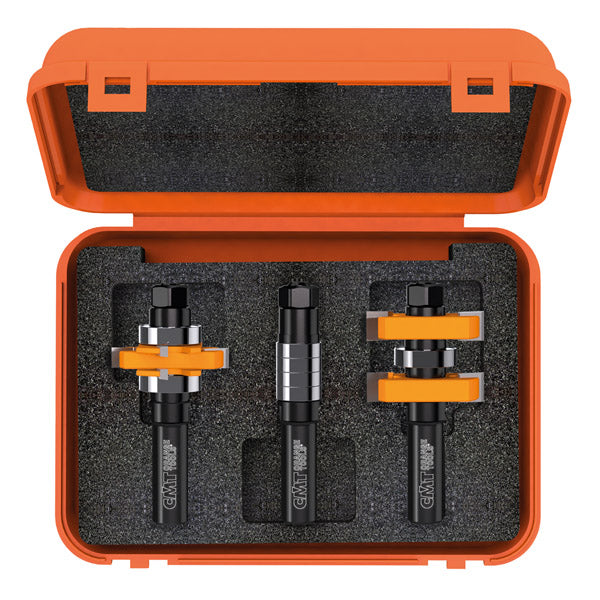 CMT 800.625.11 ADJ. TONGUE & GROOVE BIT SET FOR MISSION STYLE CABINET DOORS S=1/2”