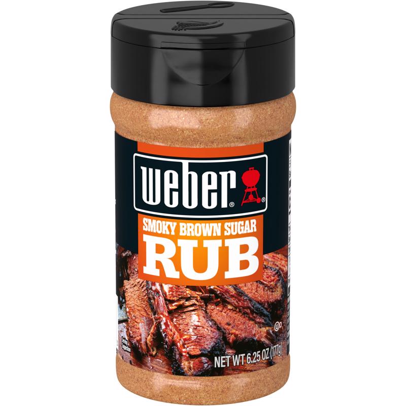 Weber 1180723 Smoky Brown Sugar BBQ Rub 6.25 oz