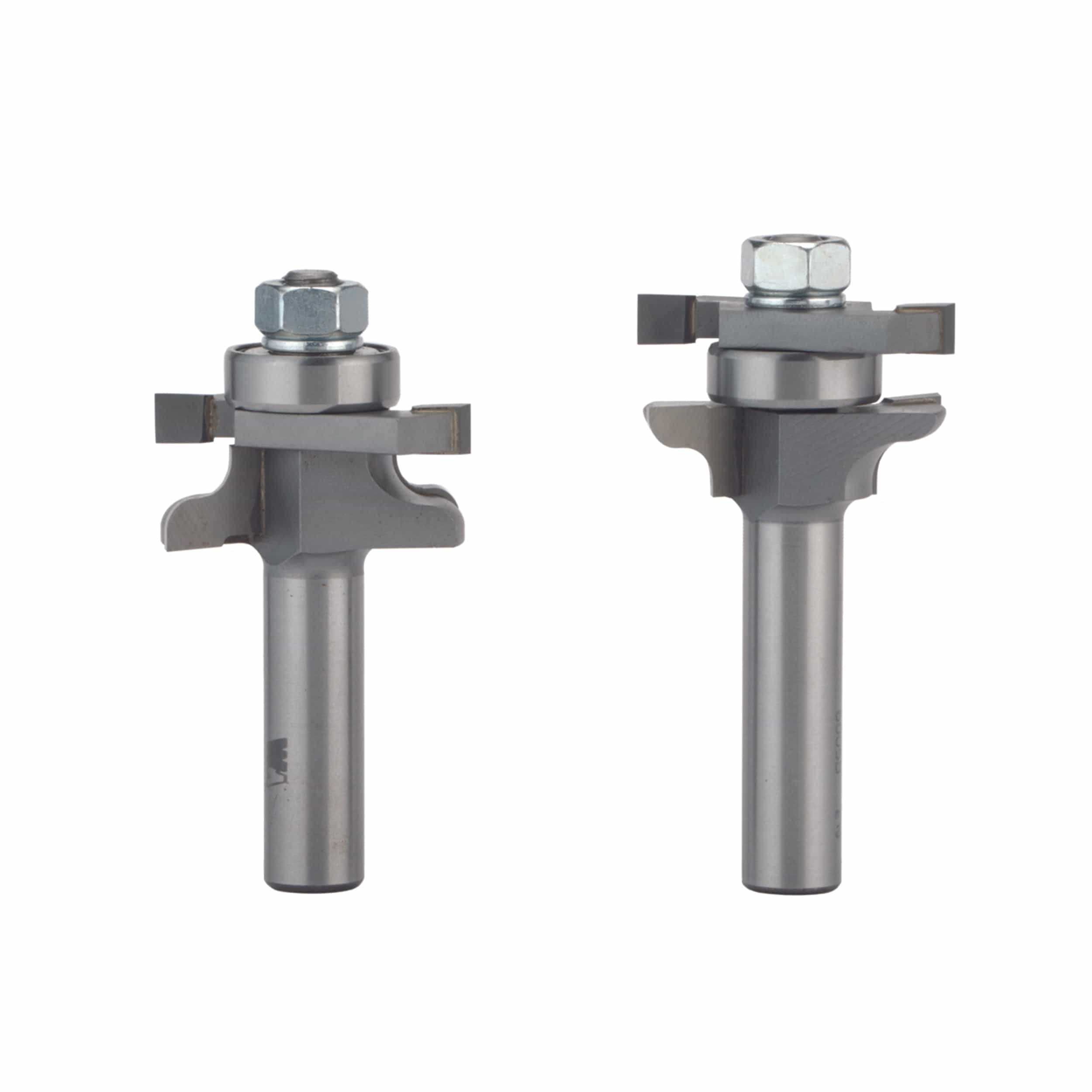 Traditional Stile and Rail Door Router Bit Set - 1/2" SH - 1-5/8" OD x 7/8" CL- 2 Piece