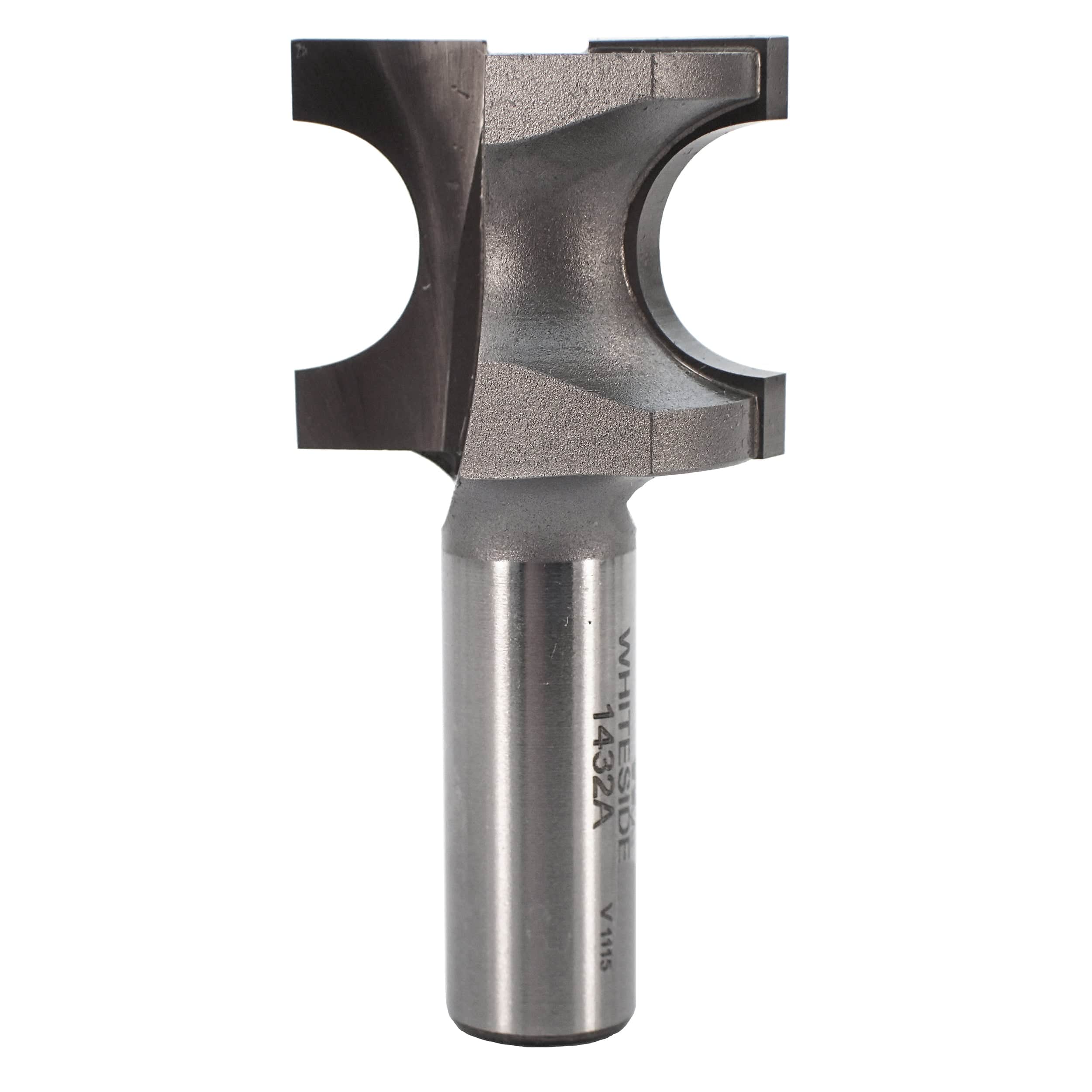 1432A Half Round (Bull Nose) Router Bit 1/2" SH 5/16" R X 5/8" Co X 1" CL 1-1/4" D