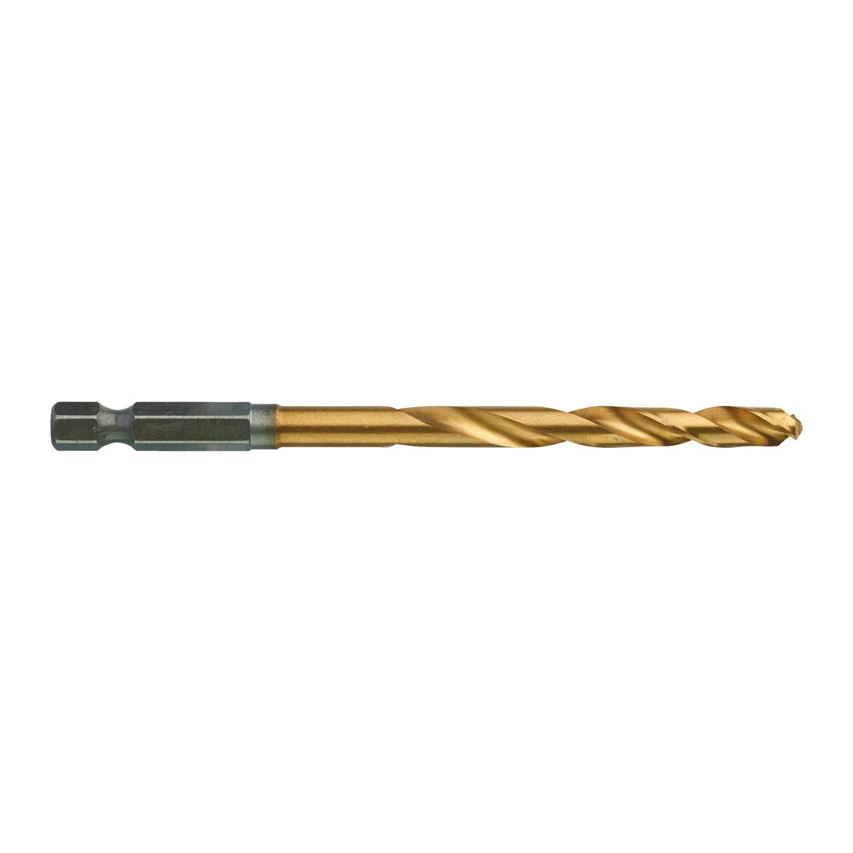 Milwaukee metal drill HSS-G TiN RED HEX 6.0x63mm SHOCKWAVE 4932478181