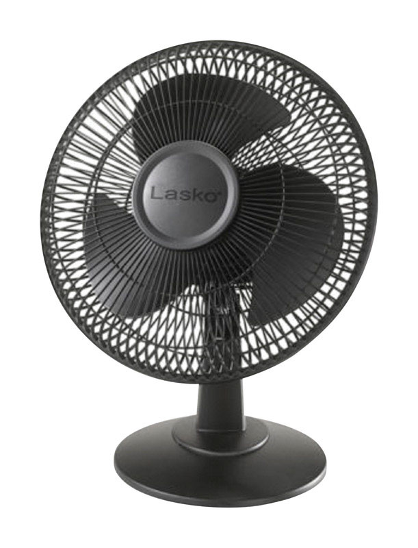 Lasko 2017 16.5 in. H X 12 in. D 3 speed Oscillating Table Fan
