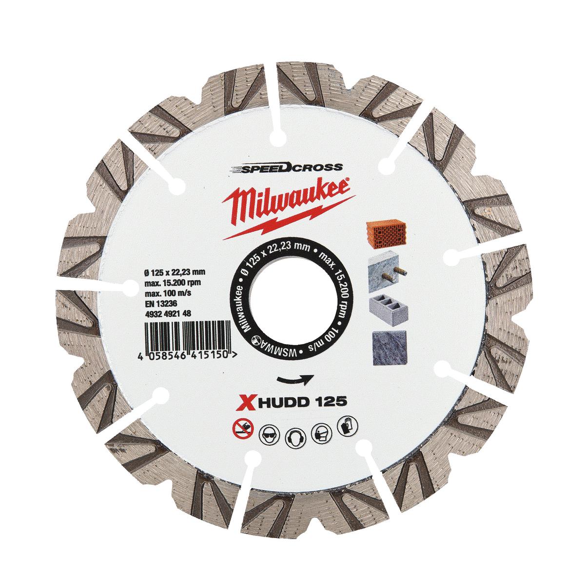 Milwaukee diamond cutting disc SPEEDCROSS XHUDD 4932492148