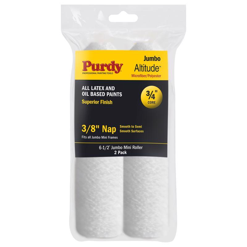 Purdy 14G626072 Altitude Poly Micro 6.5 in. W X 3/8 in. Jumbo Mini Paint Roller Cover 2 pk