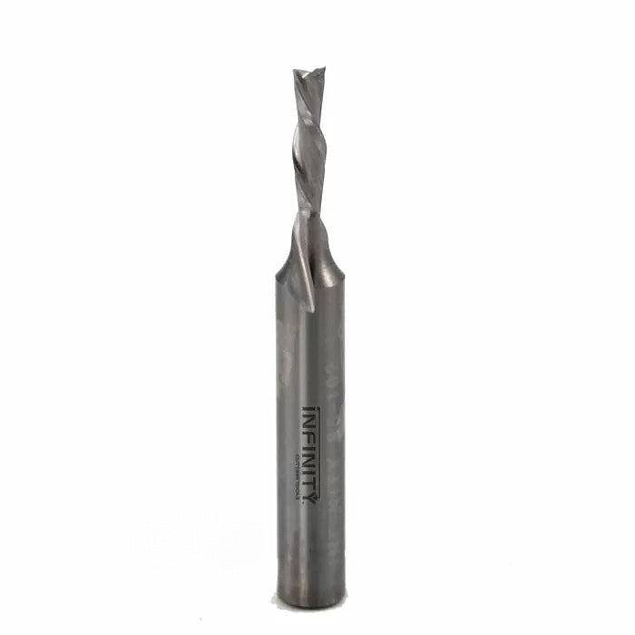 Infinity Tools 1/4" Shank Solid Carbide Spiral Downcut Router Bits