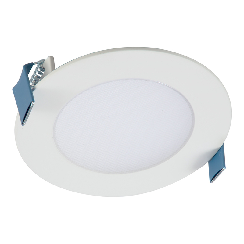 Halo HLB4LSF5 HLB4 Series Matte White 4 in. W LED Smart-Enabled Canless Recessed Downlight 12 W