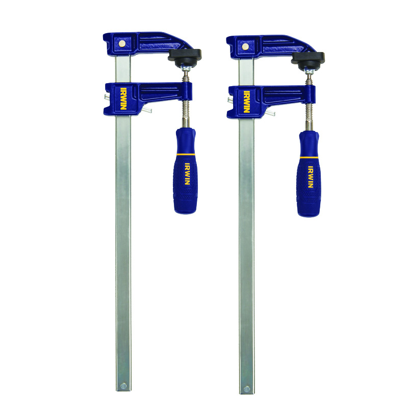 Irwin IRHT83240 12 in. X 2-1/2 in. D F Clamp Set 600 lb 2 pk