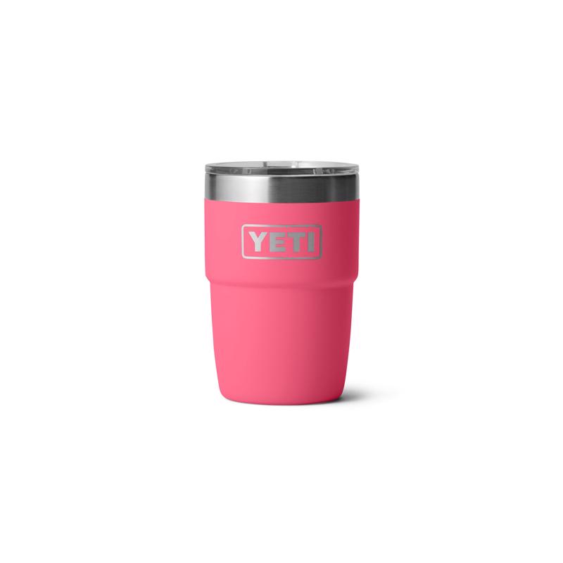 Yeti 21071507371 Rambler 8 oz Tropical Pink BPA Free Ceramic Lined Stackable Tumbler with MagSlider Lid