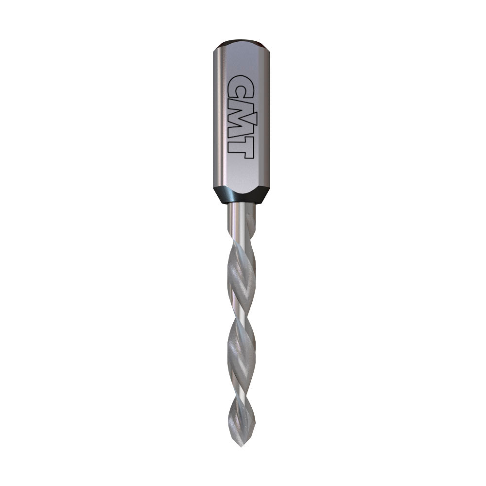 CMT 314.030.21 DOWEL DRILL FOR THROUGH HOLE 3x27x70mm RH