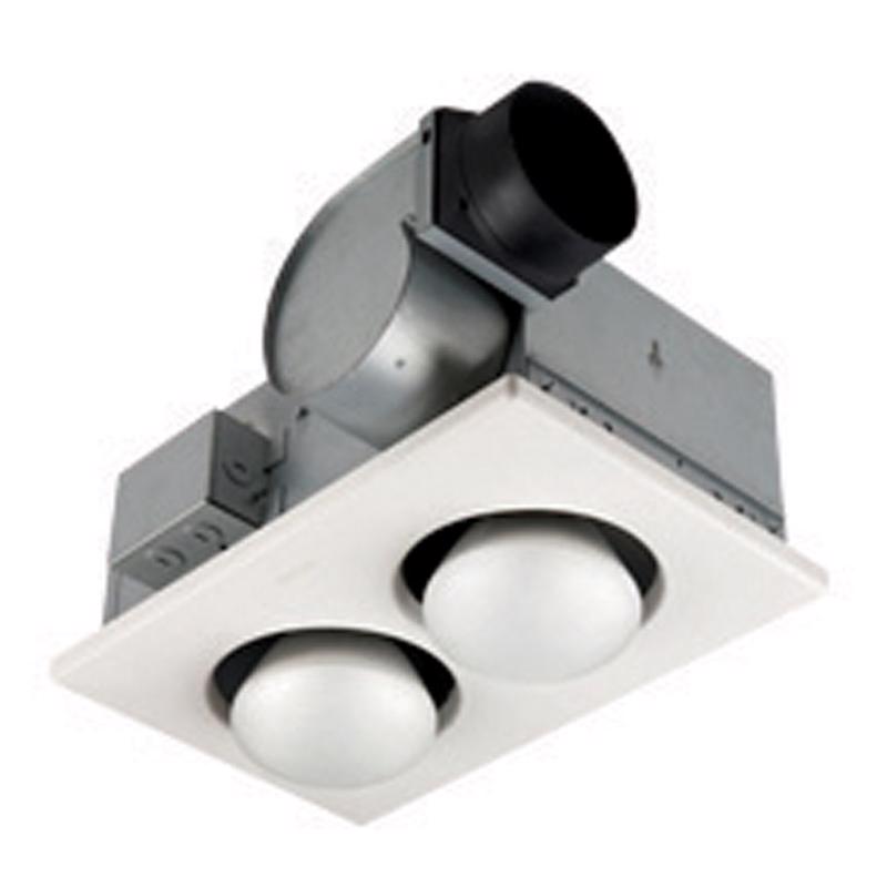 Broan-Nutone 164 70 CFM 4 Sones Bathroom Ventilation Fan/Heat Combination with Lights