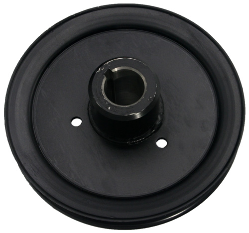 Hustler OEM 602755 Engine/Hydraulic Drive Pulley (7.35 Pulley Diameter x 1.125 Shaft/Bore Size) Fits Super Z (Select Models) - Super Z HD, Super 104 (All Models).