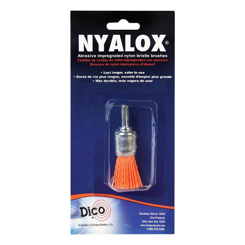 Dico 541-781-3/4 Nyalox 3/4 in. Medium Crimped Mandrel Mounted Cup End Brush Nylon 4500 rpm 1 pc