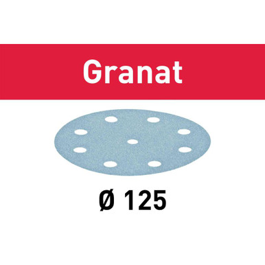 Festool 497146 Abrasive sheet STF D125/8 P60 GR/10 Granat