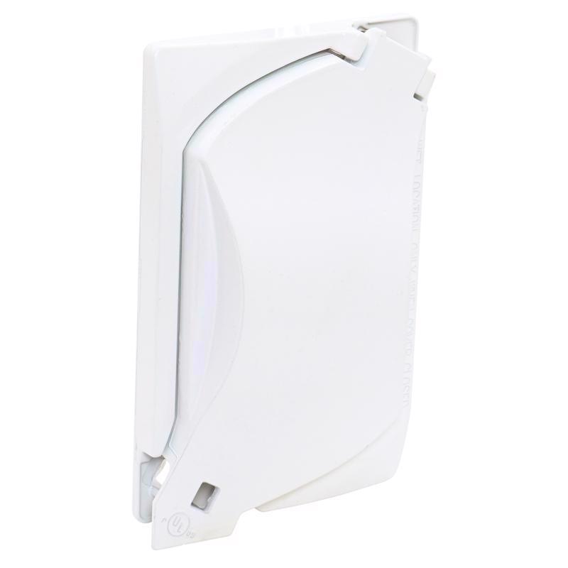 Sigma Engineered Solutions 14147WH Rectangle Die-Cast Metal 1 gang 4.57 in. H X 2.81 in. W Universal Cover