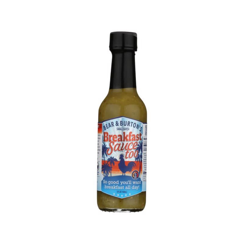 Bear & Burton'S 62921 Breakfast Sauce too Verde Hot Sauce 5 oz