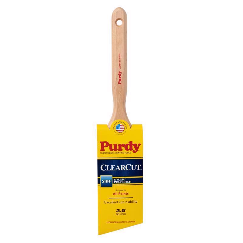 Purdy 144152125 Clearcut Glide 2-1/2 in. Stiff Angle Trim Paint Brush