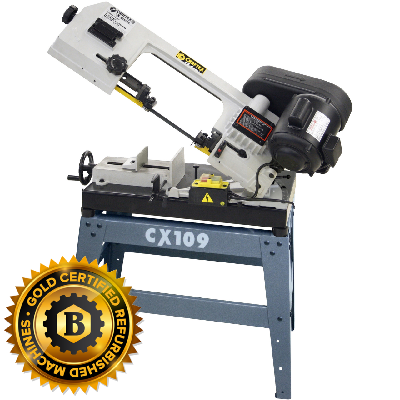 METAL BANDSAW 4 1/2" WITH SWIVEL CSA CX109X06