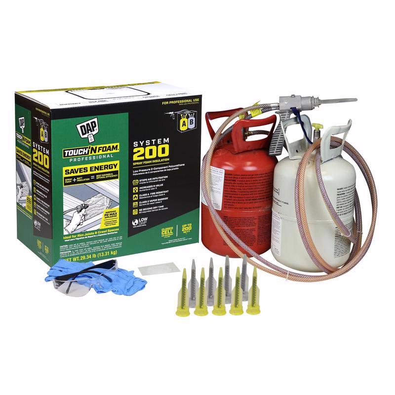 Dap 7565062620 Touch N Foam Professional Cream Polyurethane Foam 2-Component Insulation Kit 42 lb