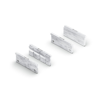 FEIN 99100001365 4-Piece Non-Marring Aluminum Protective Jaw Set for VersaMAG L Prism and Blank 6"
