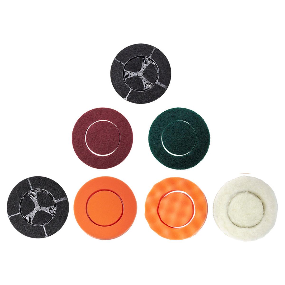Twin Brush Polishing & Scrubbing Pad Set