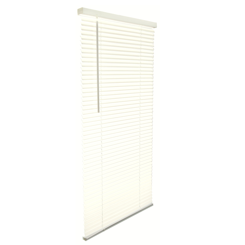 Living Accents MAX3564AL Vinyl 1 in. Blinds 35 in. W X 64 in. H Alabaster Cordless