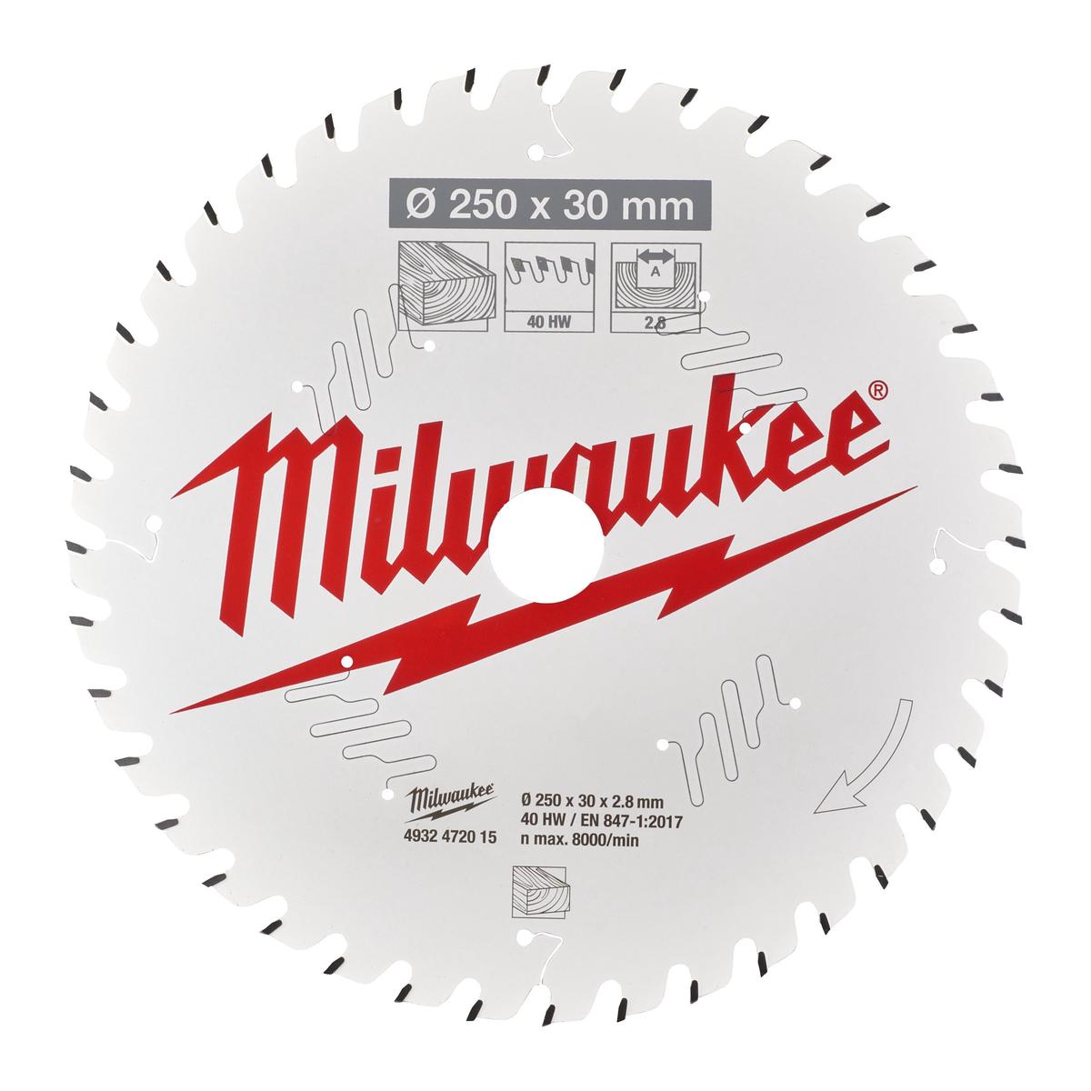 Milwaukee circular saw blade 4932472015